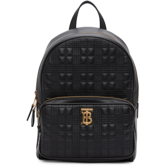 black monogram backpack