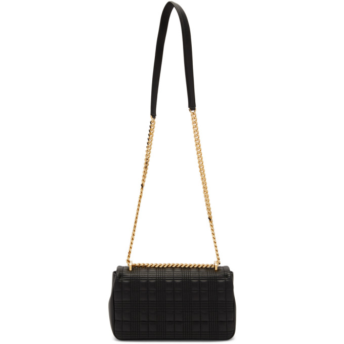 BURBERRY BURBERRY BLACK QUILTED SMALL LOLA BAG