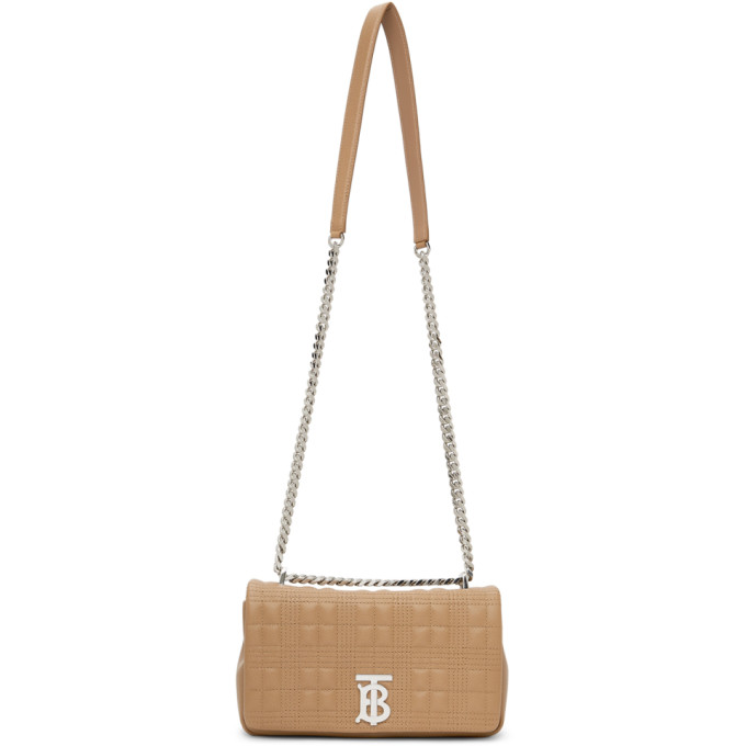 Burberry Beige Grainy Small Lola Bag