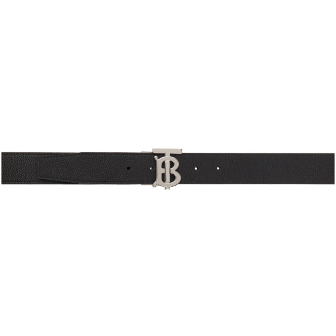 Burberry Reversible Black and Tan TB Belt