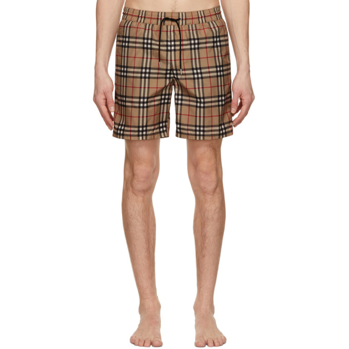 Burberry Beige Guildes Swim Shorts