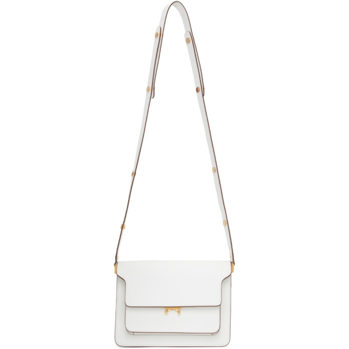 Marni White Medium Trunk Bag