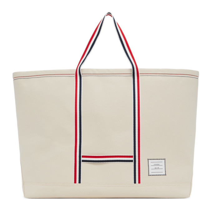 Thom Browne Off-White Oversized Tool Tote