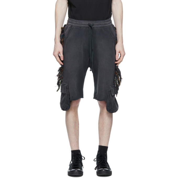 ALCHEMIST BLACK LOW RIDERS UTILITY SHORTS