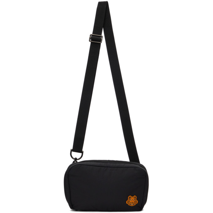 Kenzo Black K-Tiger Shoulder Bag