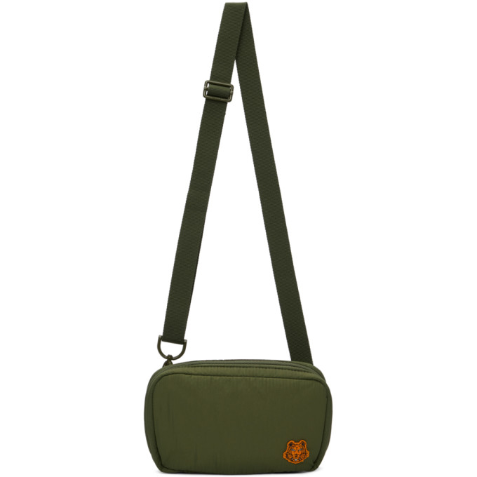 Kenzo Khaki K-Tiger Shoulder Bag