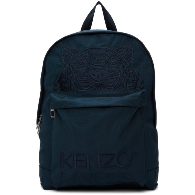 Kenzo Navy Kampus Tiger Backpack