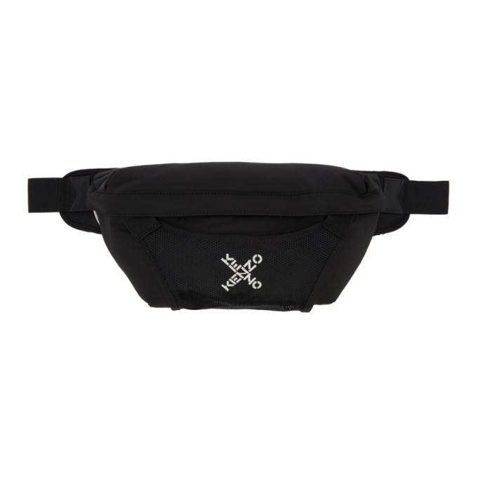 Kenzo Black Large Sport Bum Bag