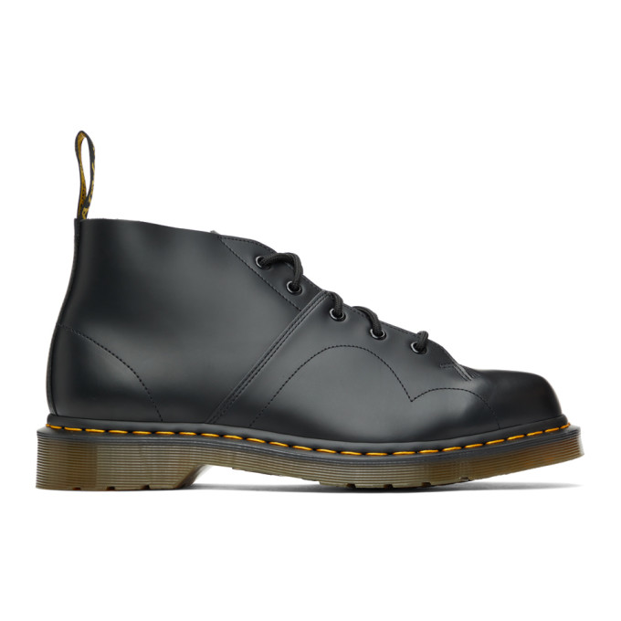 Dr. Martens Black Smooth Church Oxfords