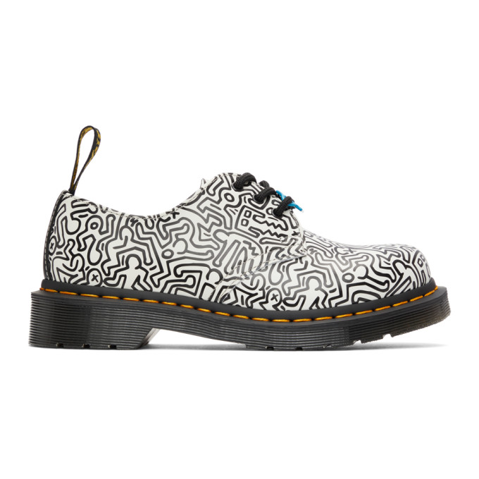 Dr. Martens White Keith Haring Edition 1461 Derbys