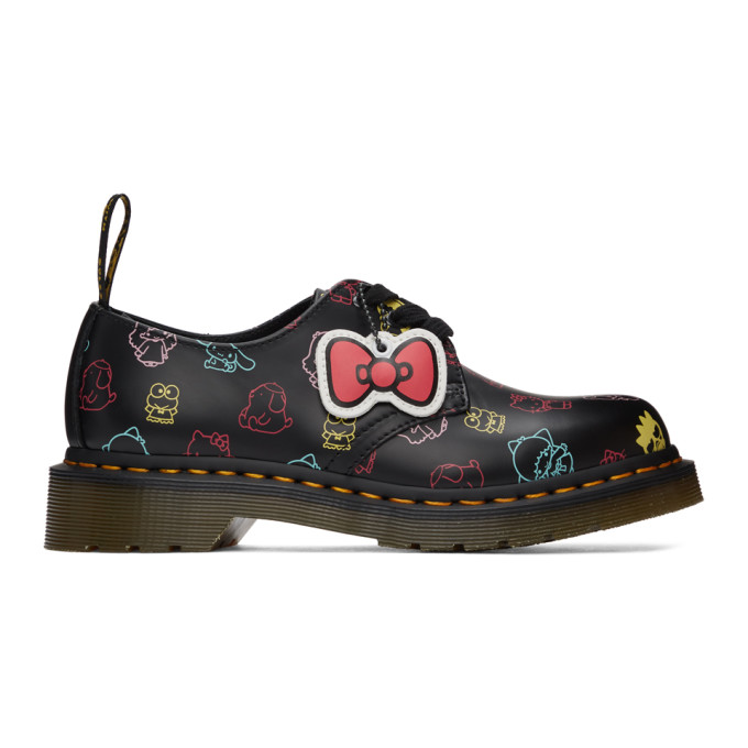 Dr. Martens Black Hello Kitty and Friends Edition 1461 Derbys