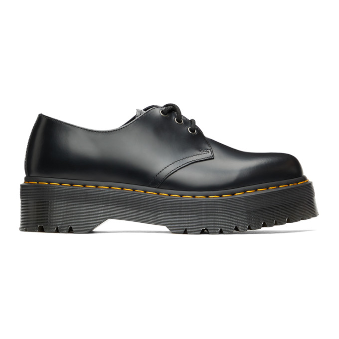 Dr. Martens Black Smooth 1461 Quad Oxfords