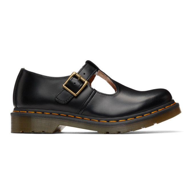 Dr. Martens Black Polley Mary Jane Oxfords