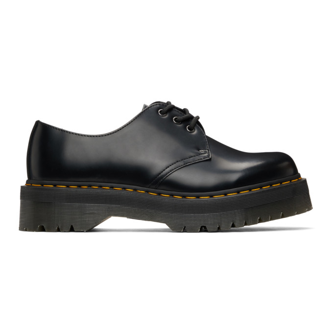 Dr. Martens Black 1461 Quad Platform Derbys