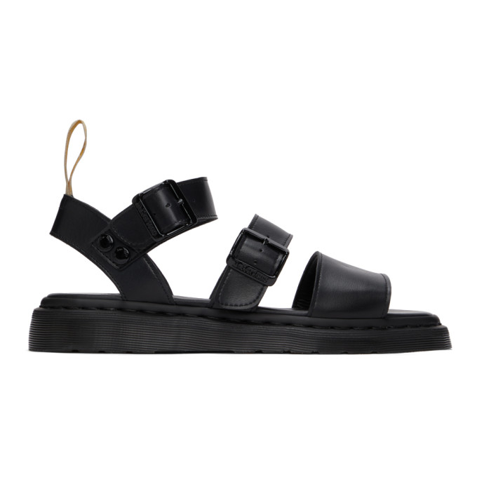 Dr. Martens Black Vegan Gryphon Gladiator Sandals