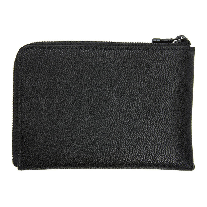 Master-Piece Co Black S.W Zip Card Holder