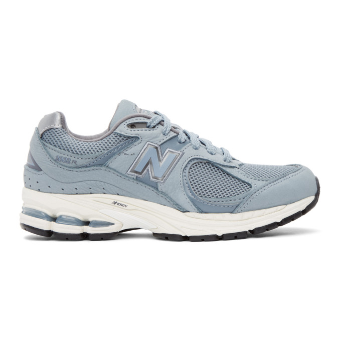 New Balance Blue & Grey 2002r Sneakers In Rain Cloud