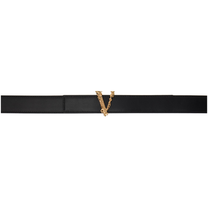 Versace Black Virtus Belt