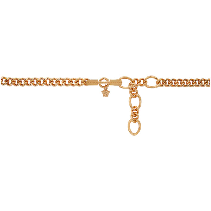 Versace Gold Medusa Chain Belt