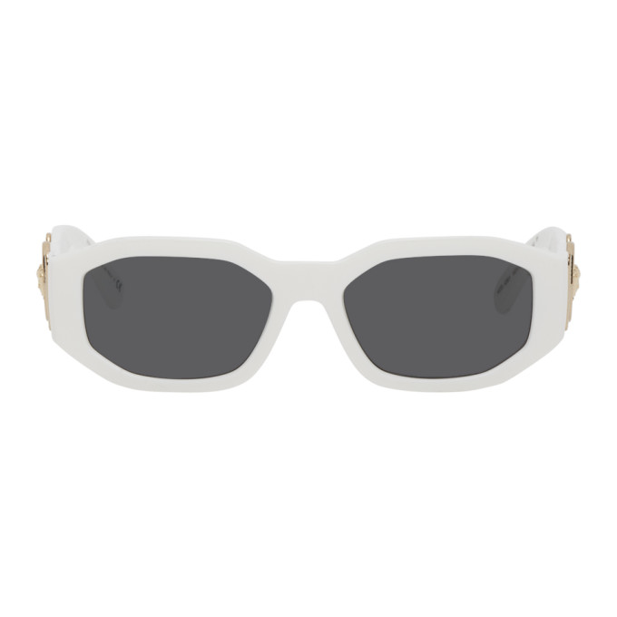 Versace White Medusa Biggie Sunglasses