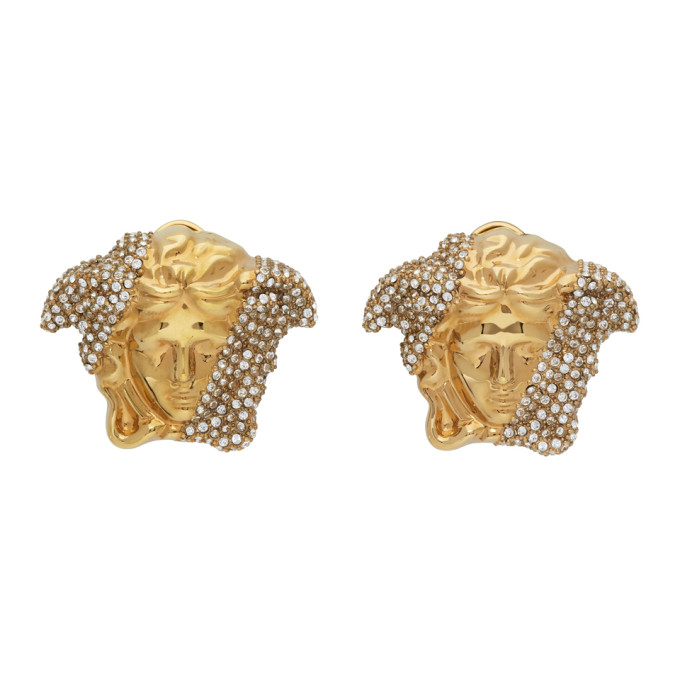 Versace Gold Palazzo Dia Earrings