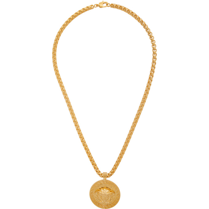 Versace Gold Medusa Necklace