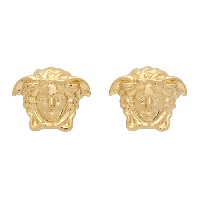 Versace Gold Medusa Earrings