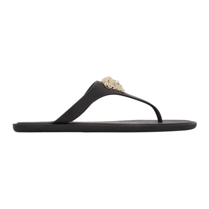 versace palazzo flat thong sandals