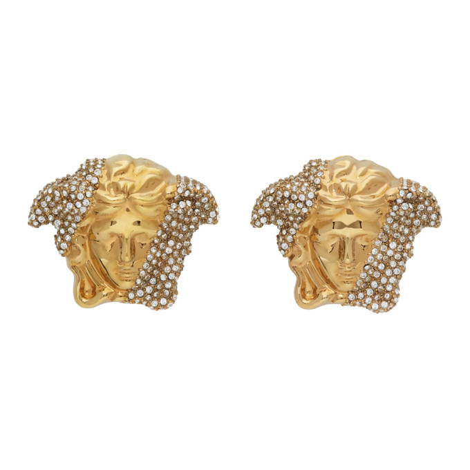 Versace Gold Palazzo Dia Earrings