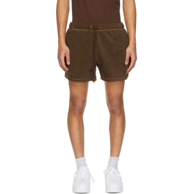 Phlemuns Brown Track Shorts