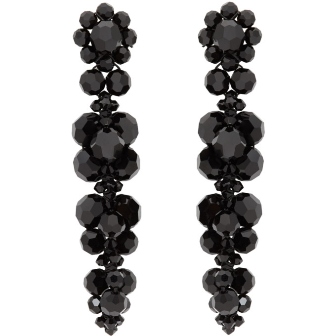 Simone Rocha Black Cluster Drip Earrings