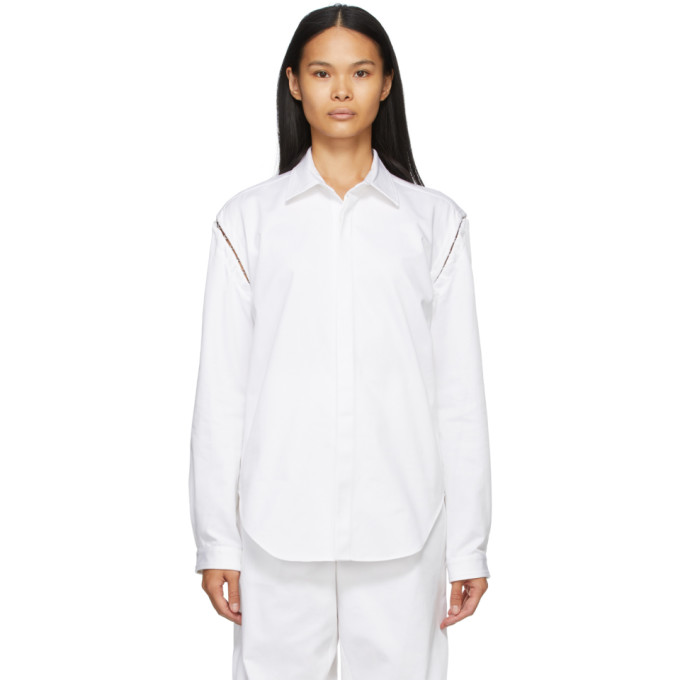 Dion Lee White Detach Hook Shirt