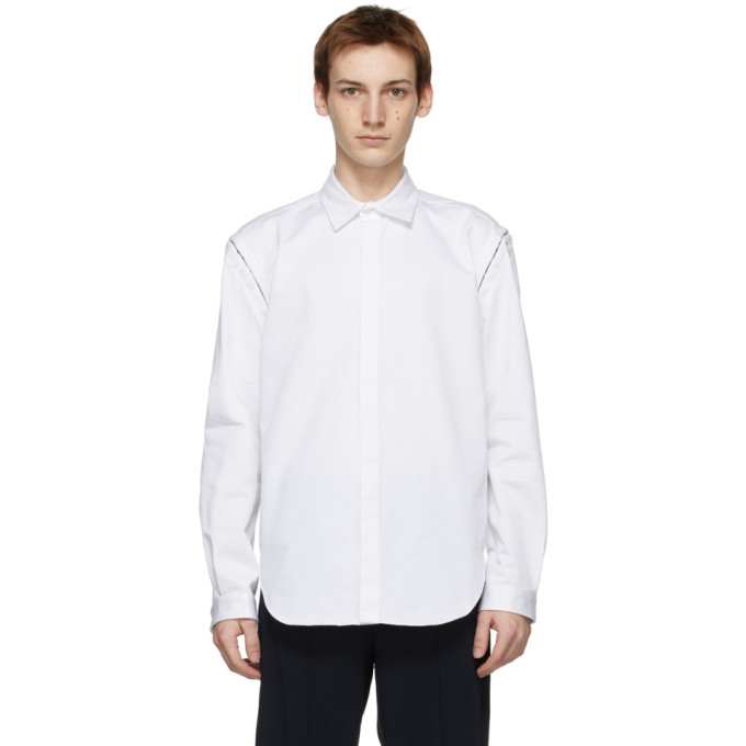 Dion Lee White Detach Hook Shirt