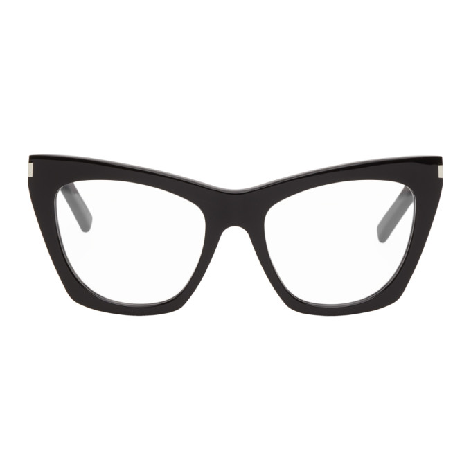 Saint Laurent Black SL 214 Cat Eye Sunglasses