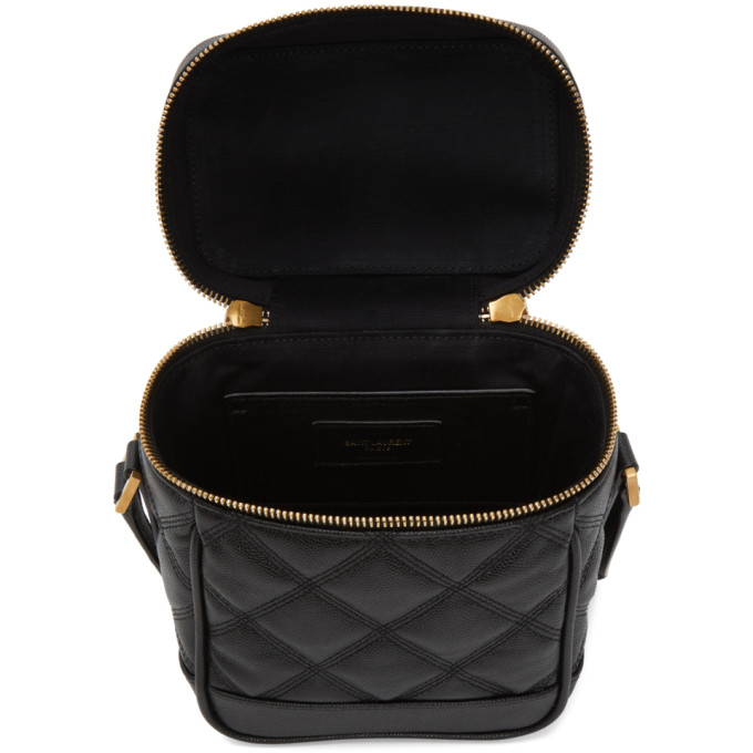 SAINT LAURENT BLACK 80'S VANITY BAG