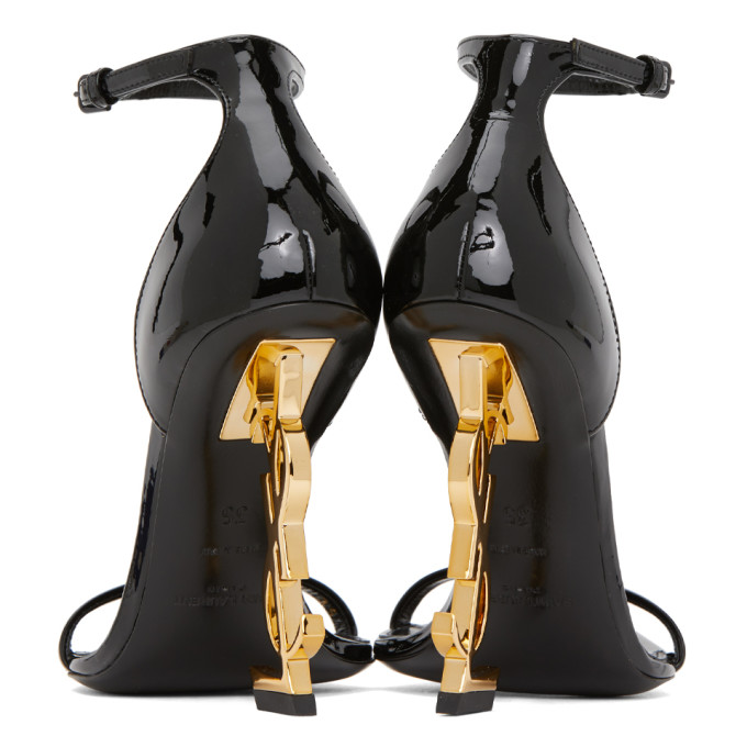 SAINT LAURENT BLACK OPYUM 110 HEELS