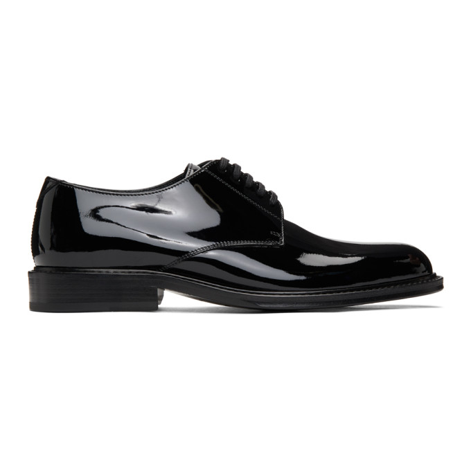 Saint Laurent Black Patent Army 20 Derbys