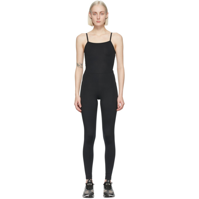 Girlfriend Collective Black Unitard Jumpsuit