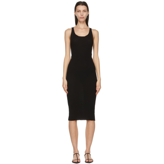 LVIR Black Rib Sleeveless Dress