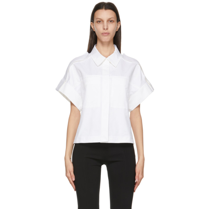 LVIR White Wide Capra Short Sleeve Shirt