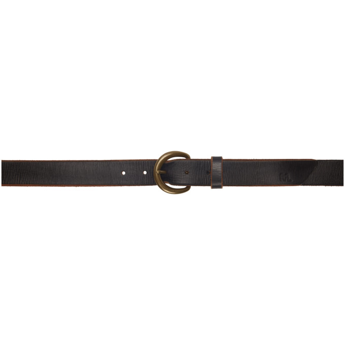 RRL Brown Tumbled Terrence Belt