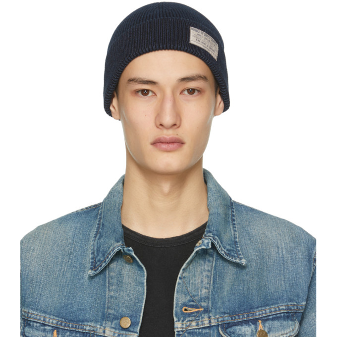 RRL Navy Watch Cap Beanie