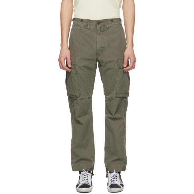 RRL Khaki Regular Fit Surplus Cargo Pants