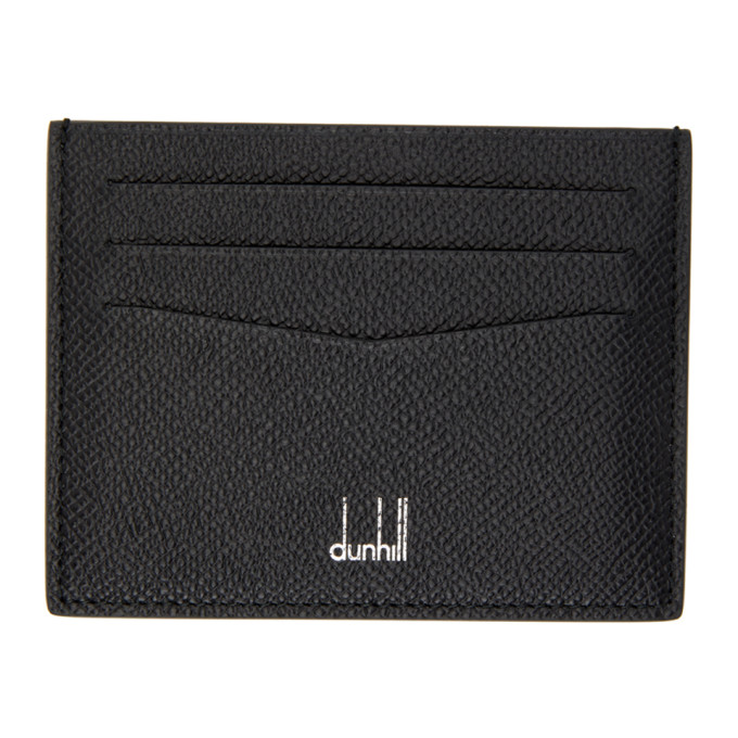 Dunhill Black Cadogan Card Holder