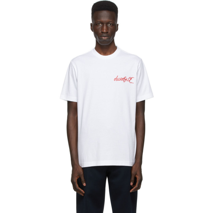 Dunhill White 1921 Script Logo T-Shirt