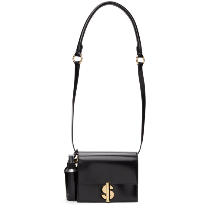 Sacai Black Spray Bottle S Satchel Bag