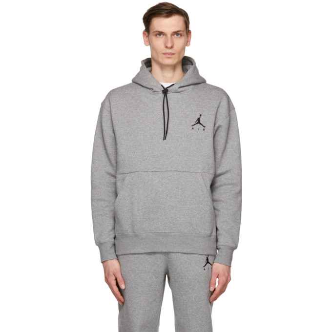 Click to view more detailed imagery on our partner's website Nike Jordan Jumpman Air Fleece Hoodie In Carbon/blk