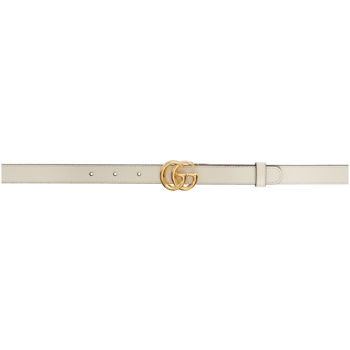 Gucci Thin Belt with Round Interlocking G