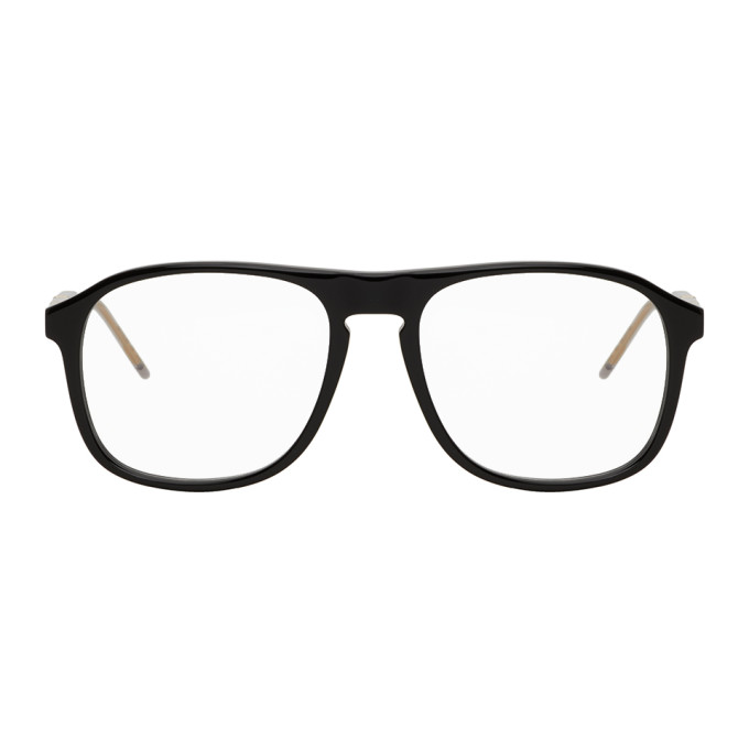 Gucci Black Aviator Glasses