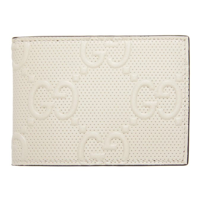 Gucci Off-White Gucci Signature Tennis Bifold Wallet